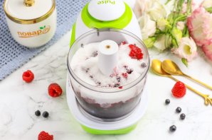 Черника с малиной перетертая с сахаром Черника с малиной перетертая с сахаром