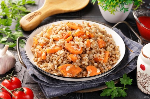 Каша с морковью Каша с морковью