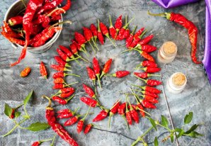 Сушка острого перца Сушка острого перца