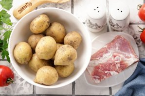 Шашлык из картофеля