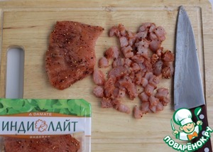 Ленивые мини пирожки с индейкой