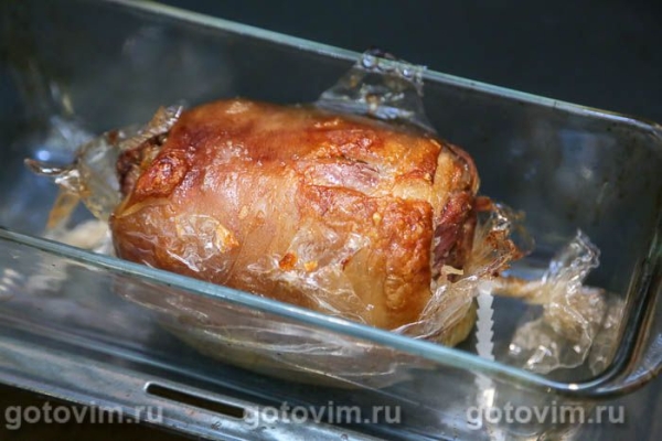 Рулет из рульки с куриной печенью Рулет из рульки с куриной печенью