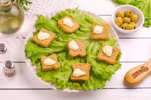 Канапе с креветками