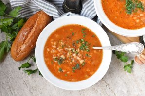 Постный овощной суп Постный овощной суп