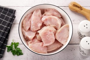 Шашлык из филе курицы