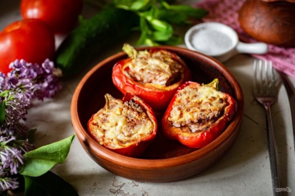 Фаршированные перцы в аэрогриле Фаршированные перцы в аэрогриле