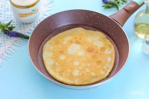 Блинный торт с заварным кремом Блинный торт с заварным кремом