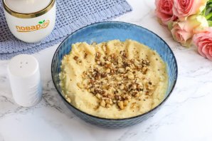 Медово-творожное печенье с орехами Медово-творожное печенье с орехами