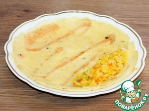 Блины из поленты с картофельной начинкой Блины из поленты с картофельной начинкой