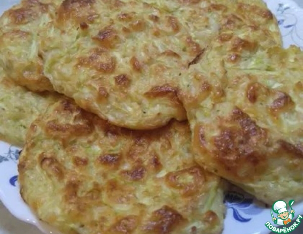 Оладьи кабачковые с творогом Оладьи кабачковые с творогом