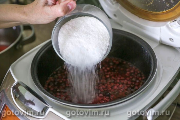 Компот из красной и чёрной смородины в мультиварке