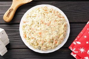 Салат "Снеговик"