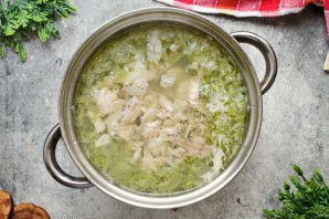 Щи с курицей Щи с курицей