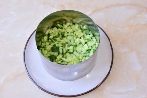 Салат "Восторг" с корейской морковью Салат "Восторг" с корейской морковью