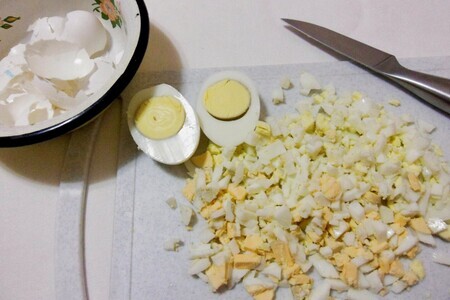 Салат из крабовых палочек "новогодний" Салат из крабовых палочек "новогодний"