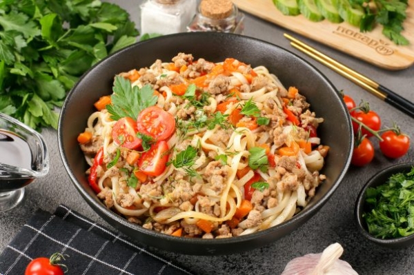 Лапша удон с фаршем рецепт Лапша удон с фаршем рецепт