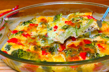 Запеканка с брокколи Запеканка с брокколи