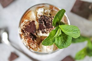 Десерт "Горячее холодное" Десерт "Горячее холодное"