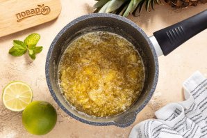 Варенье из ананаса с лаймом и мятой Варенье из ананаса с лаймом и мятой