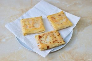 Конвертики с ветчиной и сыром Конвертики с ветчиной и сыром