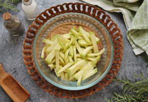 Тунец с кабачками в духовке Тунец с кабачками в духовке