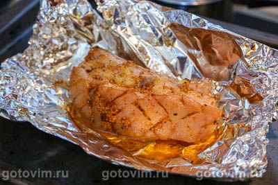 Свинина с чесноком и зернистой горчицей в духовке Свинина с чесноком и зернистой горчицей в духовке