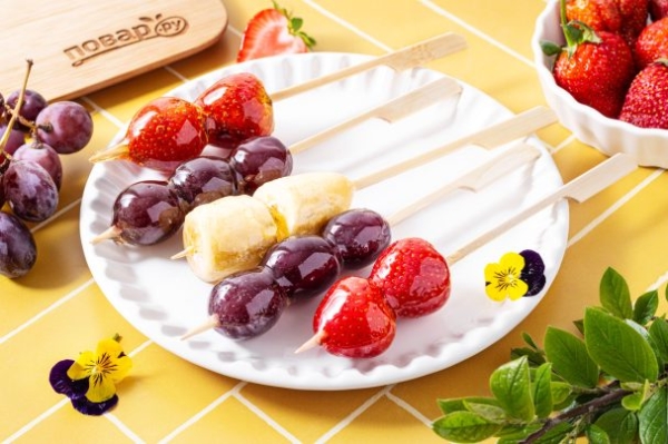 Фрукты в стекле