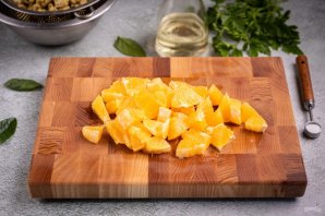 Салат с курицей и апельсинами Салат с курицей и апельсинами