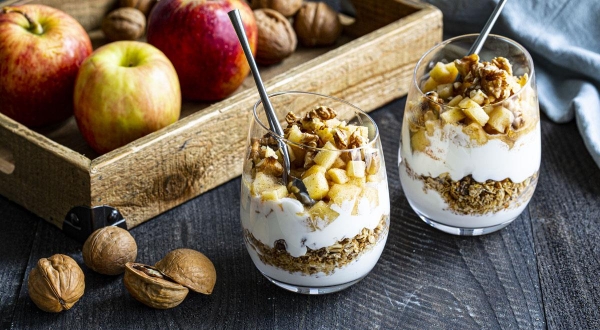 Яблочное парфе, пошаговый рецепт с фото Яблочное парфе, пошаговый рецепт с фото