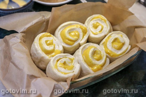 Синнабоны с заварным тыквенным кремом