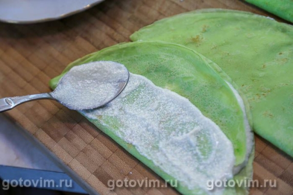 Блинный торт «Роза» с заварным кремом