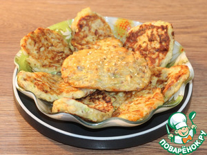 Лепешки из кабачков и гречневой крупы