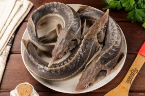 Уха из стерляди на костре