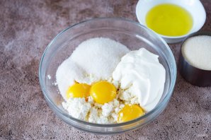 Манник из сметаны и творога Манник из сметаны и творога