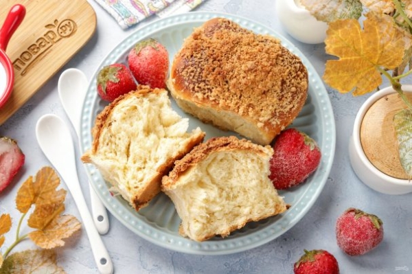 Булочка с посыпкой Булочка с посыпкой