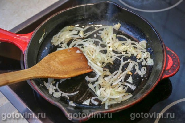 Чёрная чечевица с жареными грибами Чёрная чечевица с жареными грибами