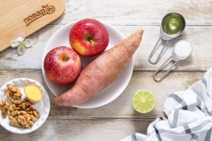 Салат из батата и яблок Салат из батата и яблок