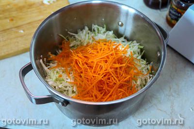 Квашеная капуста со свеклой (сухой способ)