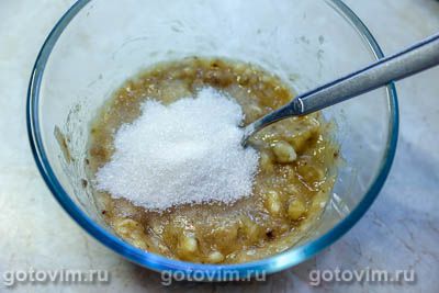 Постное печенье с бананом