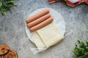 Сосиски в тесте без теста Сосиски в тесте без теста