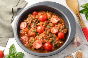 Треска, запеченная под соусом Треска, запеченная под соусом