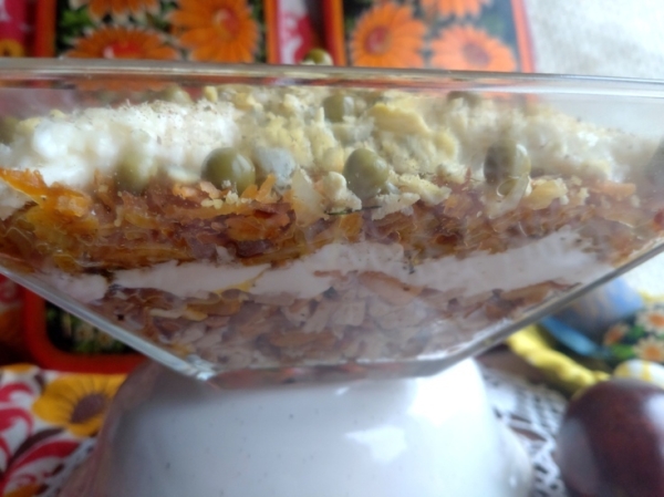 Салат с курицей "пикник" Салат с курицей "пикник"