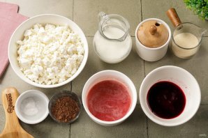 Десерт с желатином и творогом Десерт с желатином и творогом