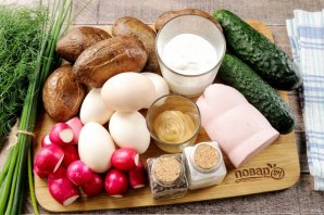 Окрошка с горчицей Окрошка с горчицей