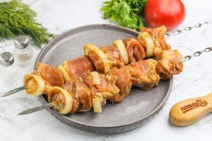 Мужской торт из шашлыка