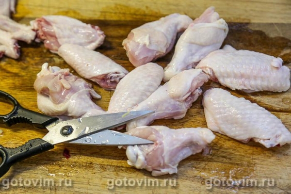 Куриные крылышки в картофельной панировке Куриные крылышки в картофельной панировке