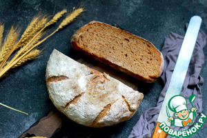 Цельнозерновой картофельный хлеб на ржаной закваске
