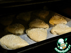 Самса слоеная и хрустящая. Мясо и картошка