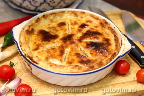 Пирог с почками и говядиной Пирог с почками и говядиной