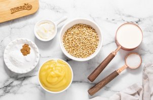 Оладьи из зеленой гречки